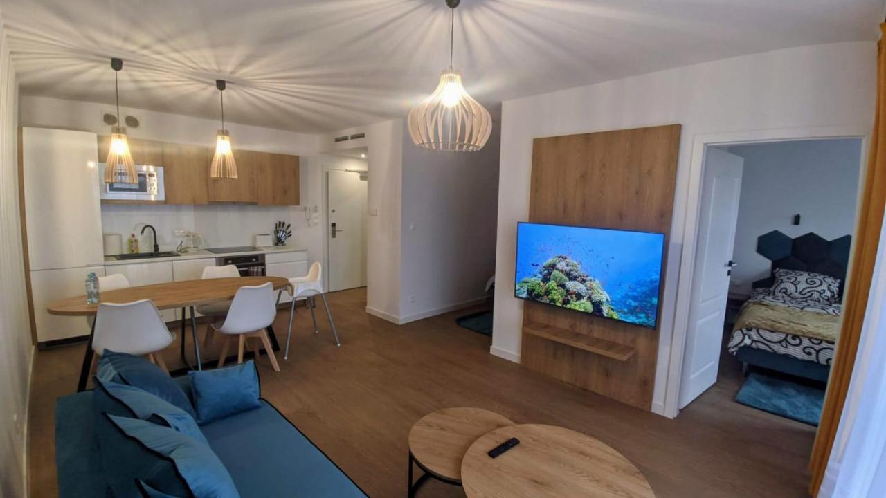 Апартаменты Apartament Blue , Marynarska 8 , Сарбиново Экстерьер фото